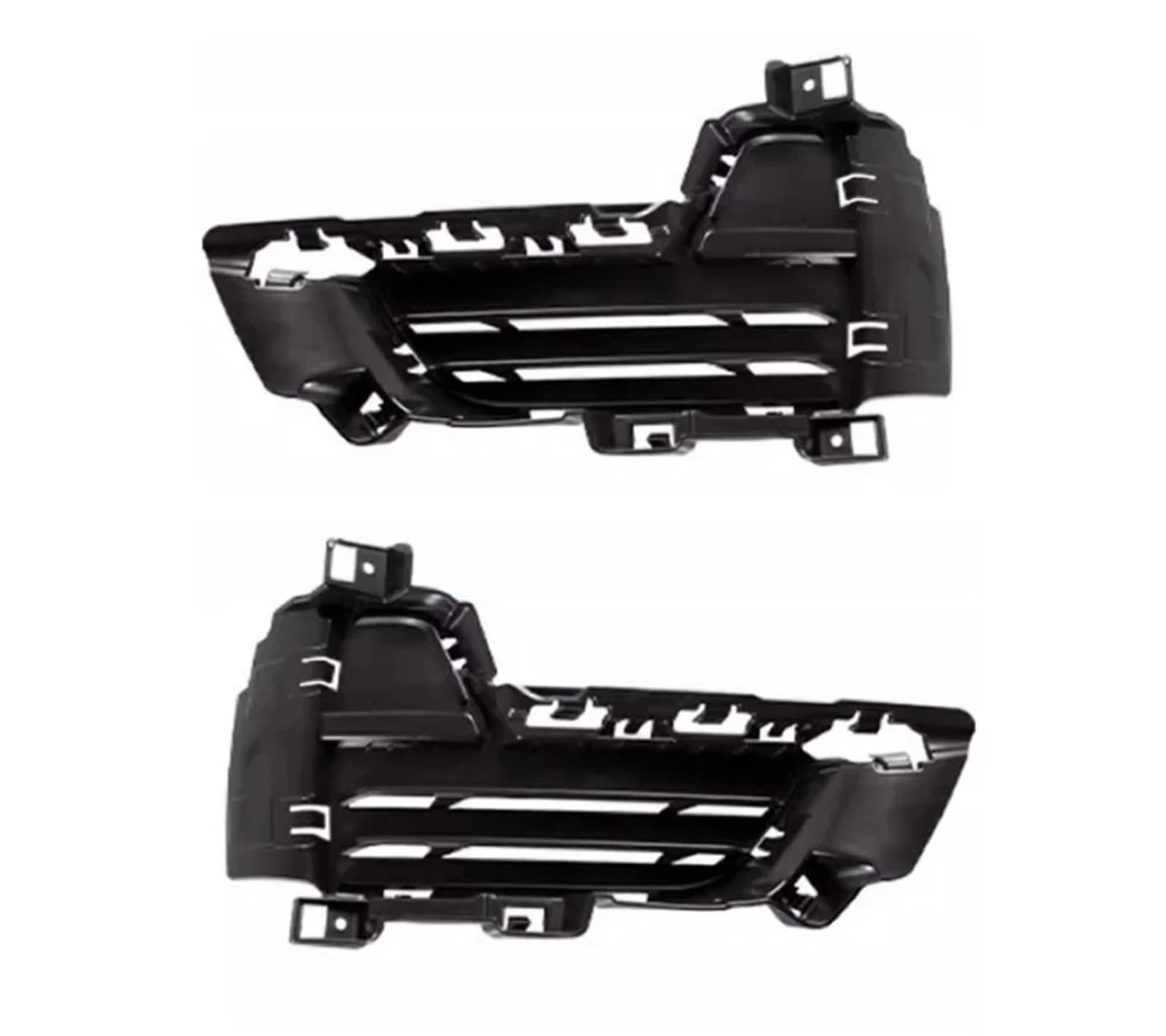 CHEFRU Kompatibel Mit Für X5 F15 2014 2015 2016 2017 2018 Frontstoßstangengrill Fahrlampenabdeckung Nebelscheinwerferrahmen Nebellampengehäuse stoßstange Grill(2PCS Left and Right) von CHEFRU