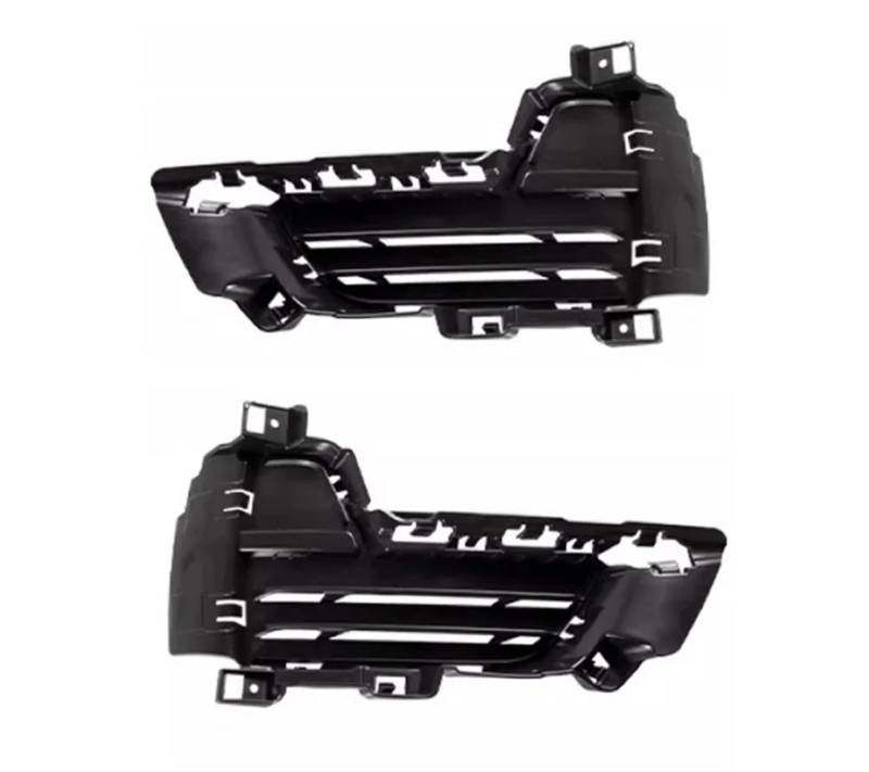 CHEFRU Kompatibel Mit Für X5 F15 2014 2015 2016 2017 2018 Frontstoßstangengrill Fahrlampenabdeckung Nebelscheinwerferrahmen Nebellampengehäuse stoßstange Grill(2PCS Left and Right) von CHEFRU