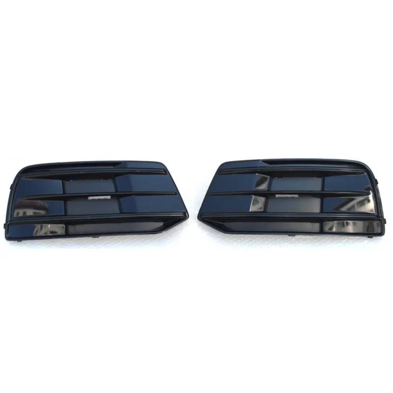 CHEFRU Kompatibel Mit Q5 Q5L 2018 2019 2020 Auto-Frontstoßstangen-Kühlergrill-Zierleiste Nebelscheinwerfer-Abdeckrahmen Kühlergrill-Zierleiste 80A807679D stoßstange Grill(Black) von CHEFRU