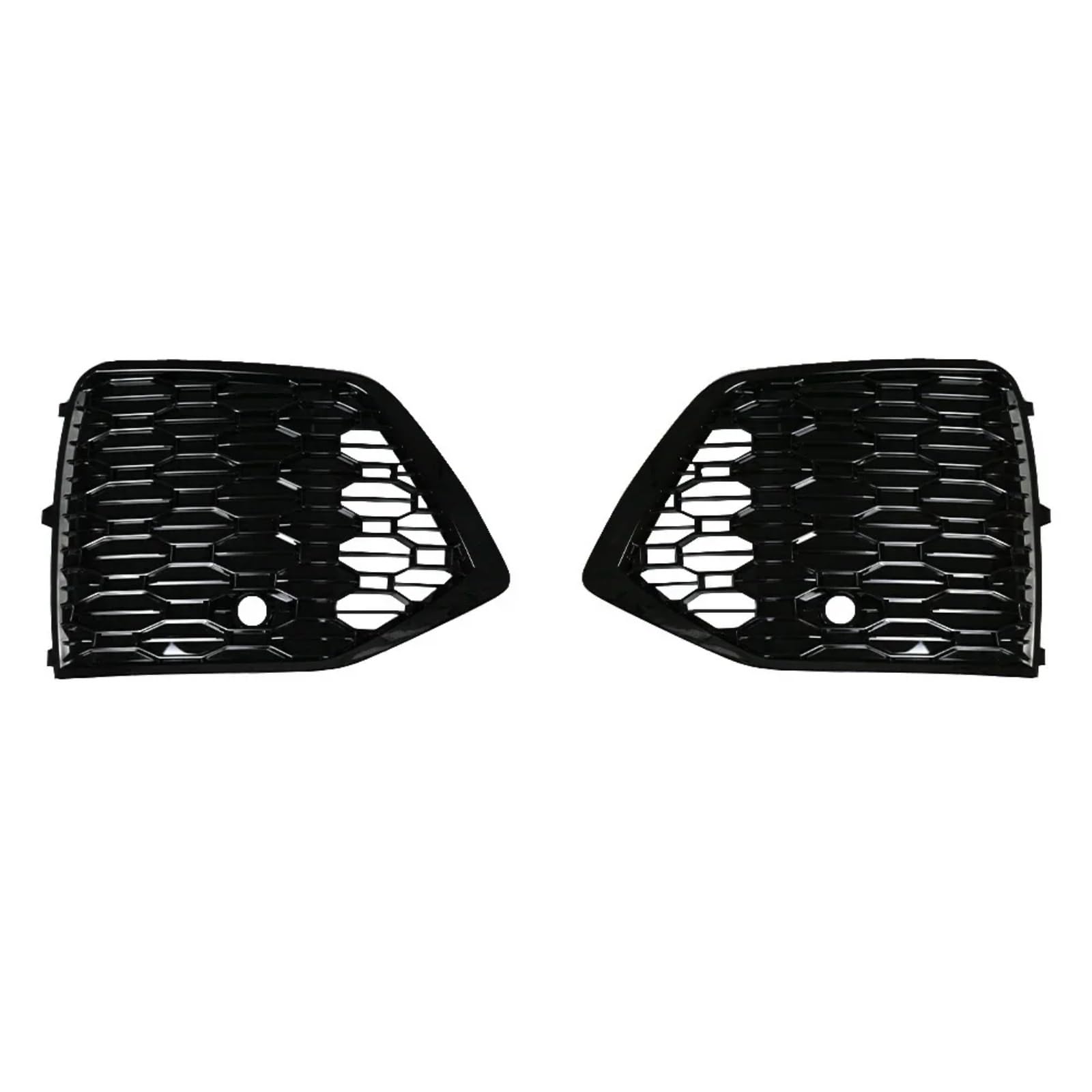 CHEFRU Kompatibel Mit Q5L Q5 2021 2022 2023 Auto Frontstoßstange Grille Trim Nebelscheinwerfer Abdeckrahmen Auto stoßstange Grill(Whitout Hole) von CHEFRU