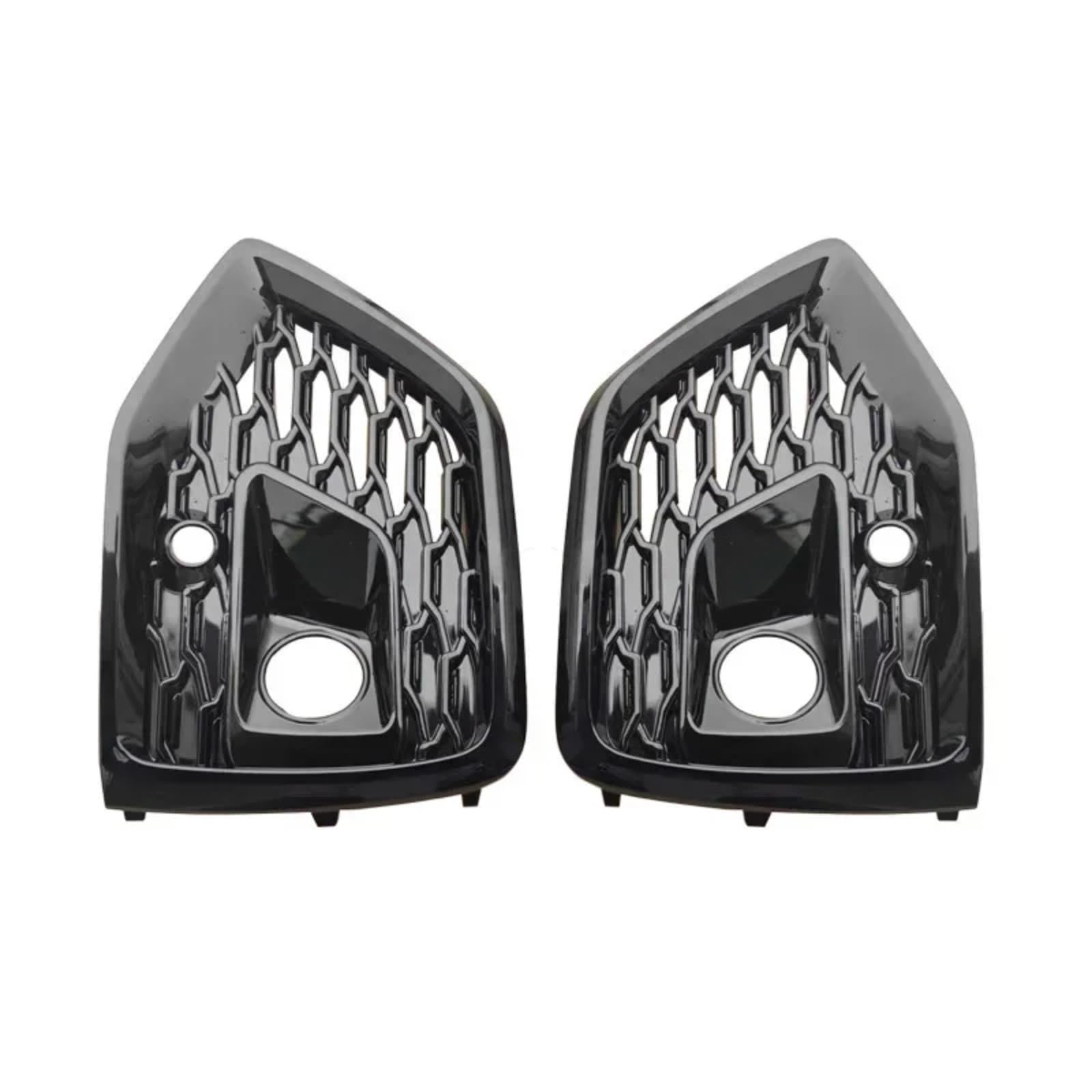 CHEFRU Kompatibel Mit Q5L Q5 2021 2022 2023 Auto Frontstoßstange Grille Trim Nebelscheinwerfer Abdeckrahmen Auto stoßstange Grill(with Hole) von CHEFRU