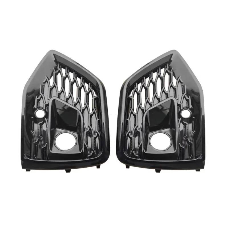 CHEFRU Kompatibel Mit Q5L Q5 2021 2022 2023 Auto Frontstoßstange Grille Trim Nebelscheinwerfer Abdeckrahmen Auto stoßstange Grill(with Hole) von CHEFRU