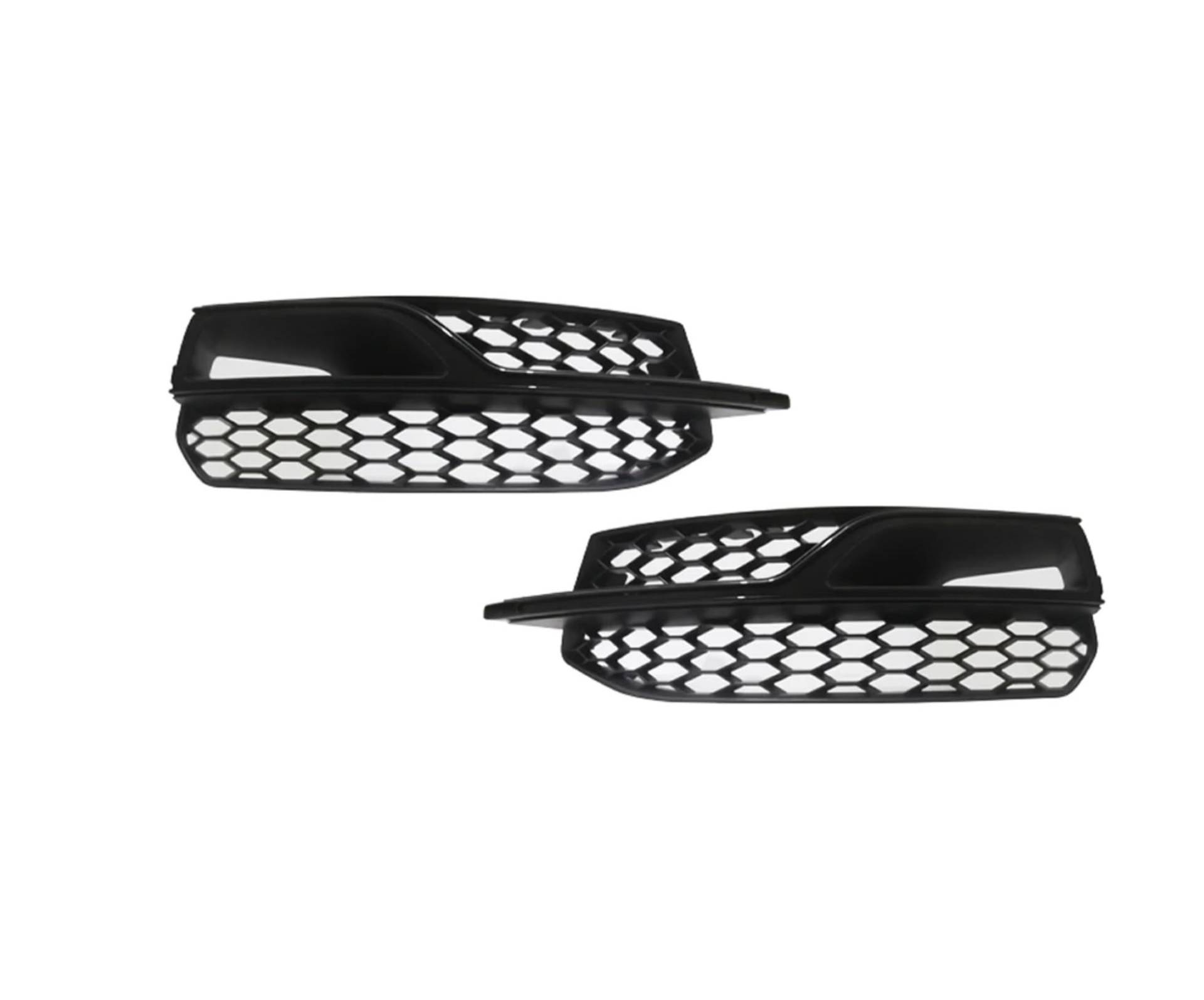 CHEFRU Kompatibel Mit S3 Sports 2014 2015 2016 2017 1 Paar Frontstoßstangengrill Fahrlampenabdeckung Nebelscheinwerferrahmen Nebellampengehäuse stoßstange Grill(2PCS Left and Right) von CHEFRU