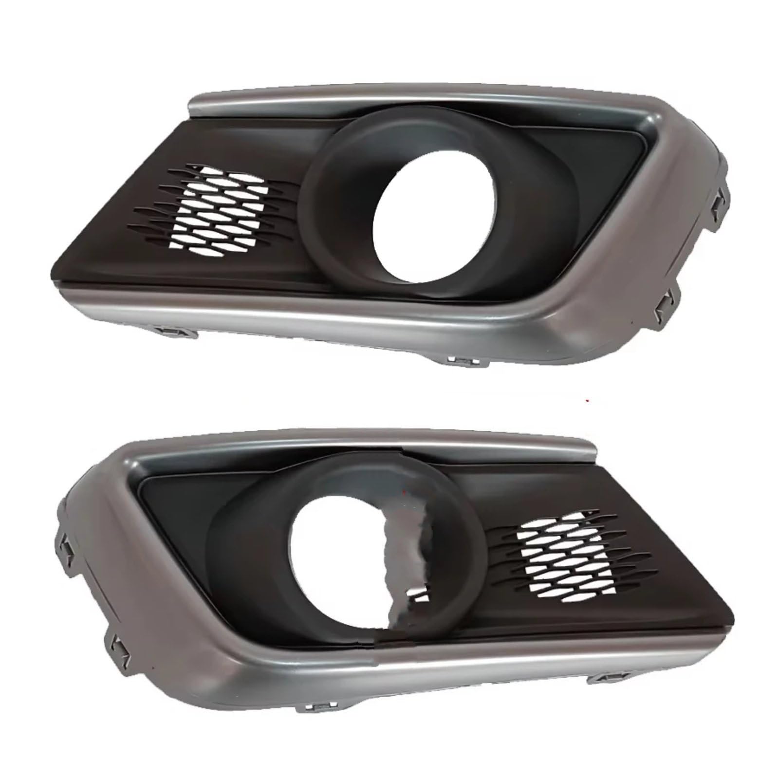 CHEFRU Kompatibel Mit Suzuki Für Swift 2013 2014 2015 2016 2017 2018 2019 Abdeckung Zierleisten Auto Frontstoßstange Unterer Kühlergrill Nebelscheinwerferrahmen stoßstange Grill(2PCS Left and Right) von CHEFRU