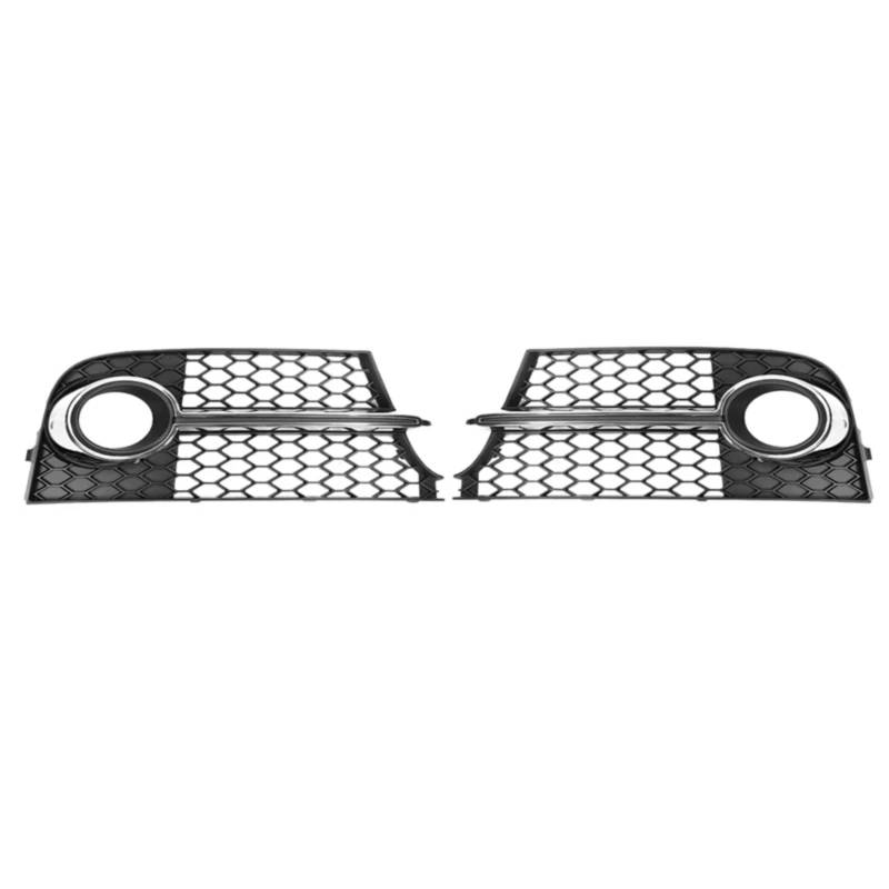 CHEFRU Kompatibel Mit Tt Mk2 2011 2012 2013 2014 1 Paar Auto-Netz-Nebelscheinwerferrahmen Wabengitter Nebel 8J0807682K stoßstange Grill von CHEFRU