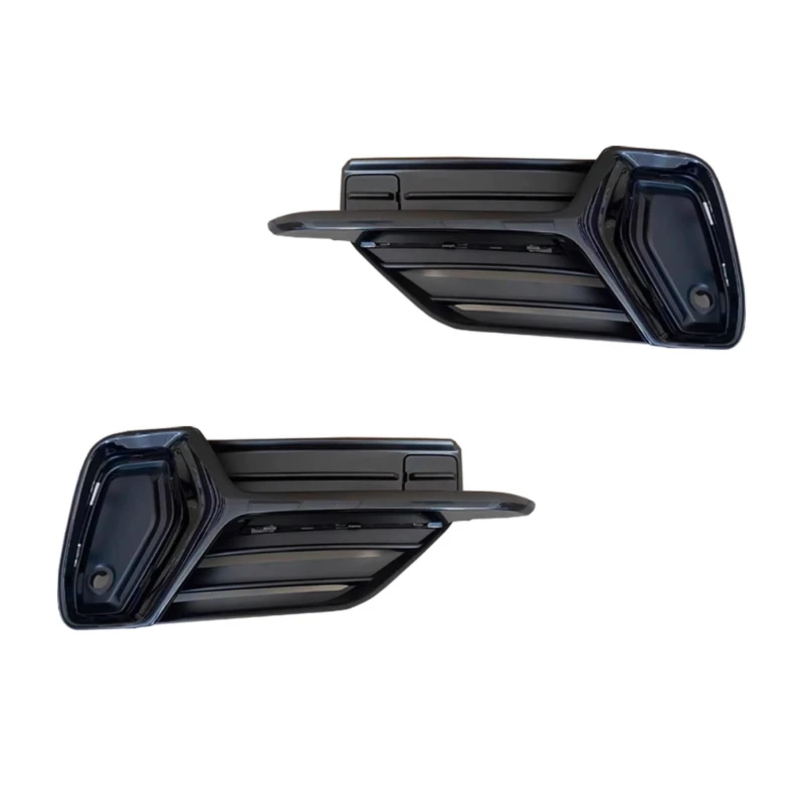 CHEFRU Kompatibel Mit Volvo Für Xc90 2016 2017 2018 2019 Auto-Frontstoßstange Nebelscheinwerfer Grilllampe Grillrahmenabdeckung 31383822 stoßstange Grill(2PCS Left and Right) von CHEFRU