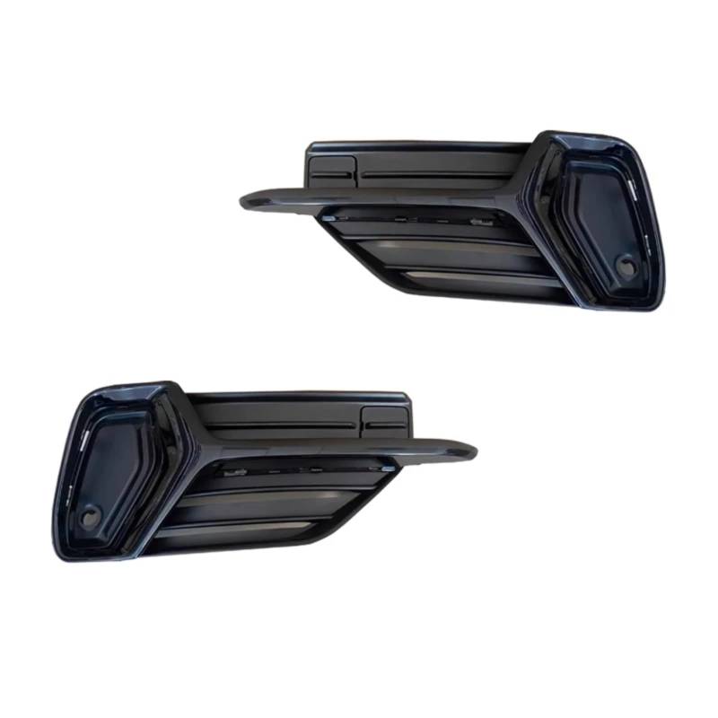 CHEFRU Kompatibel Mit Volvo Für Xc90 2016 2017 2018 2019 Auto-Frontstoßstange Nebelscheinwerfer Grilllampe Grillrahmenabdeckung 31383822 stoßstange Grill(2PCS Left and Right) von CHEFRU