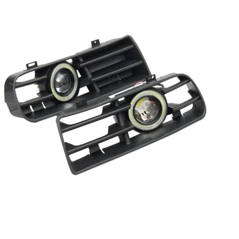 CHEFRU Kompatibel Mit Vw Für Golf Mk4 1998 1999 2000 2001 2002 2003 2004 1 Paar Nebelscheinwerfer Angel Eyes Lampe Auto Frontstoßstangengrill stoßstange Grill von CHEFRU
