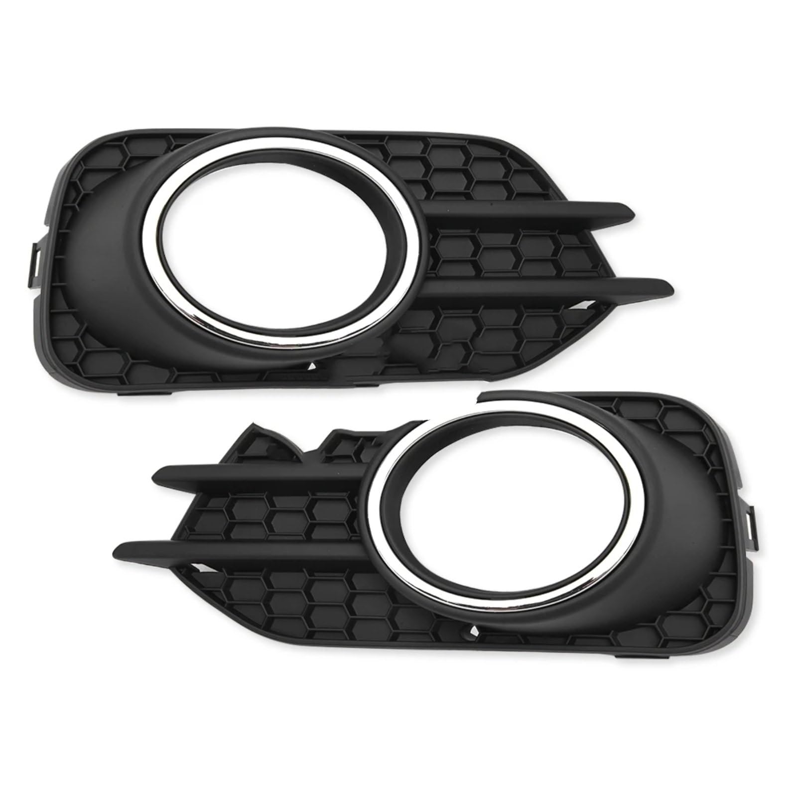 CHEFRU Kompatibel Mit Vw Für Tiguan 2012 2013 2014 2015 2016 2017 2018 1 Stück Auto-Nebelscheinwerfer-Abdeckung Kühlergrill-Abdeckungsblende 5N0853666J stoßstange Grill(Left and Right) von CHEFRU