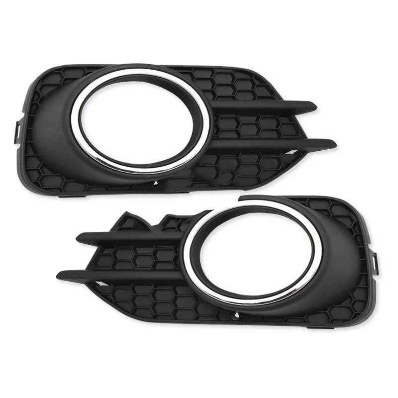 CHEFRU Kompatibel Mit Vw Für Tiguan 2012 2013 2014 2015 2016 2017 2018 1 Stück Auto-Nebelscheinwerfer-Abdeckung Kühlergrill-Abdeckungsblende 5N0853666J stoßstange Grill(Left and Right) von CHEFRU