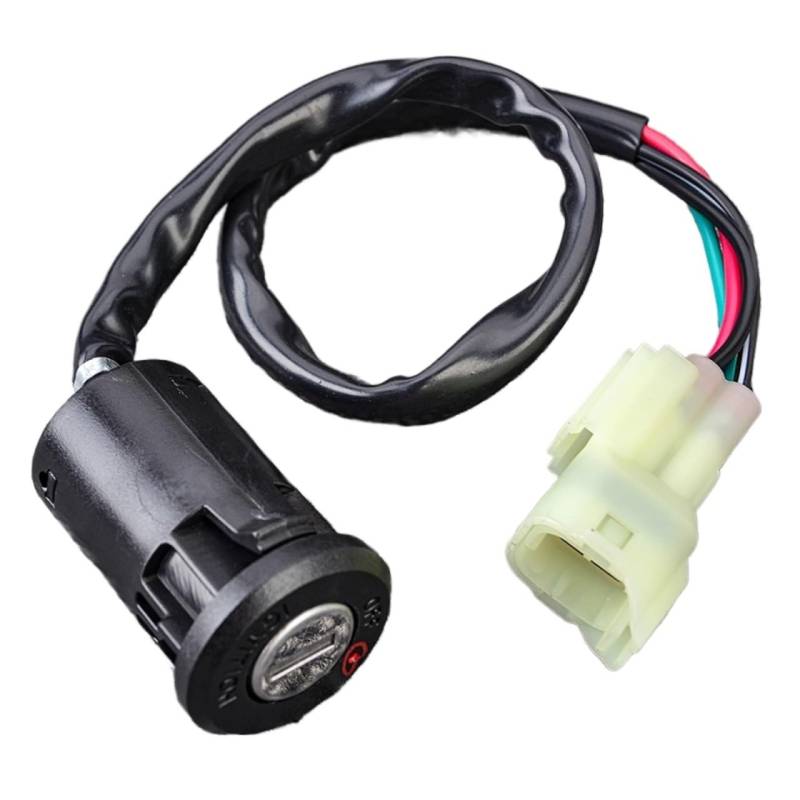CHEFRU Motorrad Zündschalter Kompatibel Mit Kymco Für Maxxer 250 2010 2011 2012 2013 2014 2015 2016 ATV Schalter Lenkung Lock Barrel Schlüssel 35010-LBA7-E00 von CHEFRU