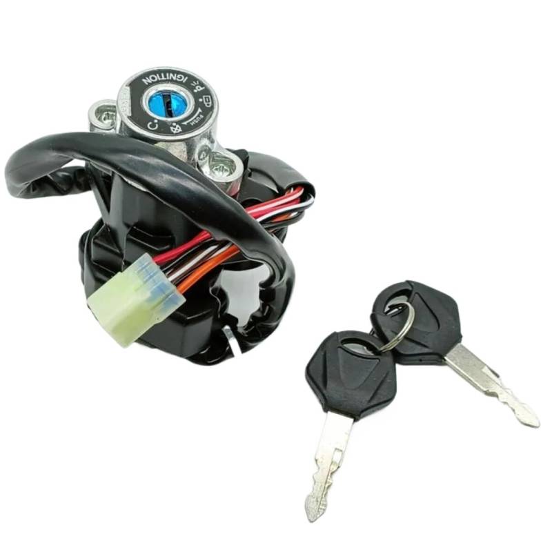 CHEFRU Motorrad Zündschalter Kompatibel Mit Suzuki Für GSXR600 2001-2003 Für GSXR750 2000-2003 Zündschloss Barrel Zylinder Schalter Starter 37100-33E20 von CHEFRU