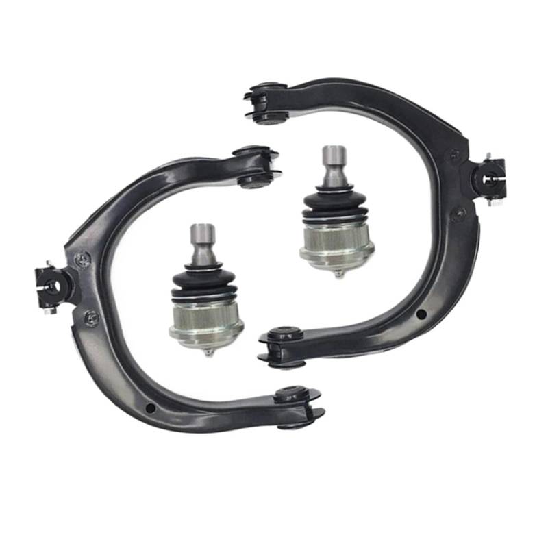 CHEFRU Querlenker Mit Lager Kompatibel Mit Buick Für Rainier 2004 2005 2006 2007 OEM: K640294 K640293 K6664 4-teiliger Vorderer Oberer Querlenker-Kugelgelenk-Aufhängungssatz Für Das Auto von CHEFRU