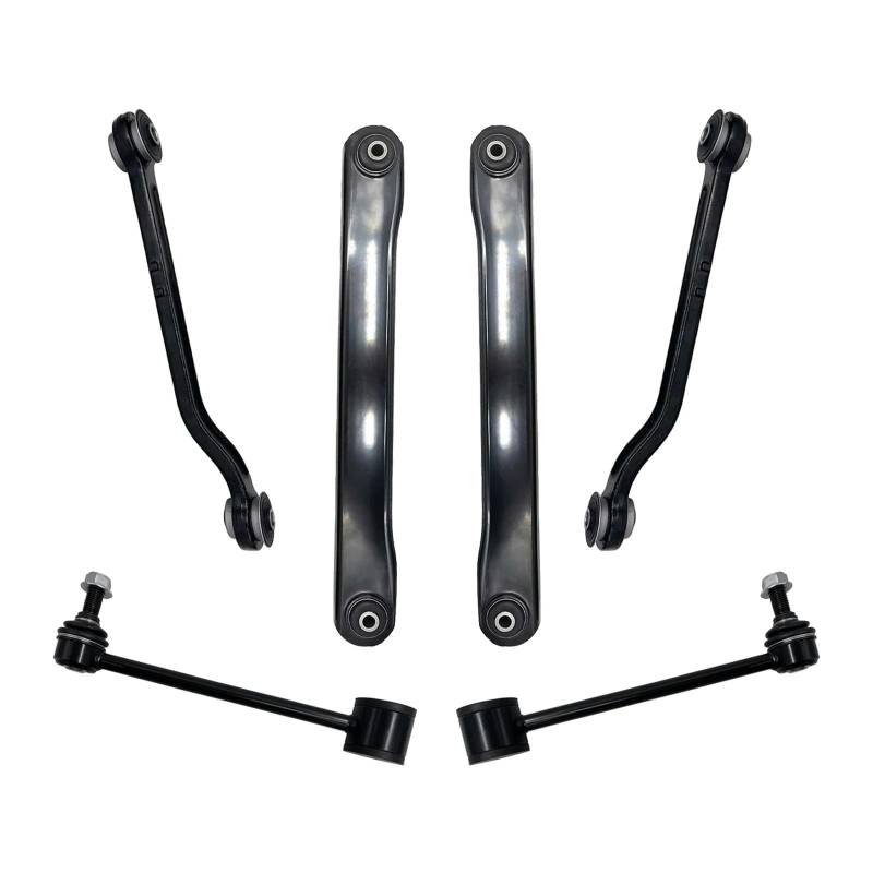 CHEFRU Querlenker Mit Lager Kompatibel Mit Cadillac Für Escalade 2002–2014, Stabilisator-Verbindungssatz Für Hintere Querlenker, Aufhängungssteuerung, Querlenker, Spurstange K641916 K641866 von CHEFRU