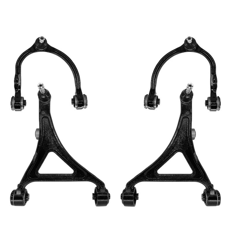 CHEFRU Querlenker Mit Lager Kompatibel Mit Dodge Für Charger AWD 2013–2022 Für Challenger GT 2017 2018 Für Challenger AWD 2019–2022 4-teiliges Auto-Frontquerlenker-Set CMS251164 CMS251163 von CHEFRU