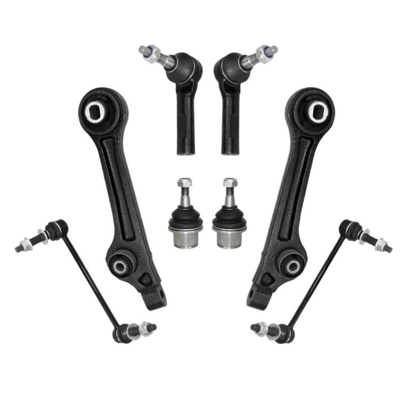 CHEFRU Querlenker Mit Lager Kompatibel Mit Dodge Für Charger Für Challenger 2011–2019, Vorderer Unterer Querlenker, Hinterer Stabilisator, Stabilisator, Aufhängungs-Endglied, Spurstange von CHEFRU