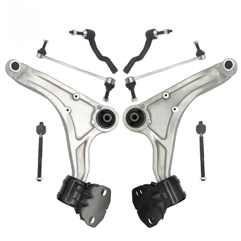 CHEFRU Querlenker Mit Lager Kompatibel Mit Ford Für Fusion 2013 2014 2015 2016 2017, Vorderer Unterer Querlenker, Stabilisatorverbindungen, Spurstangenköpfe, Aufhängungsstabilisator von CHEFRU