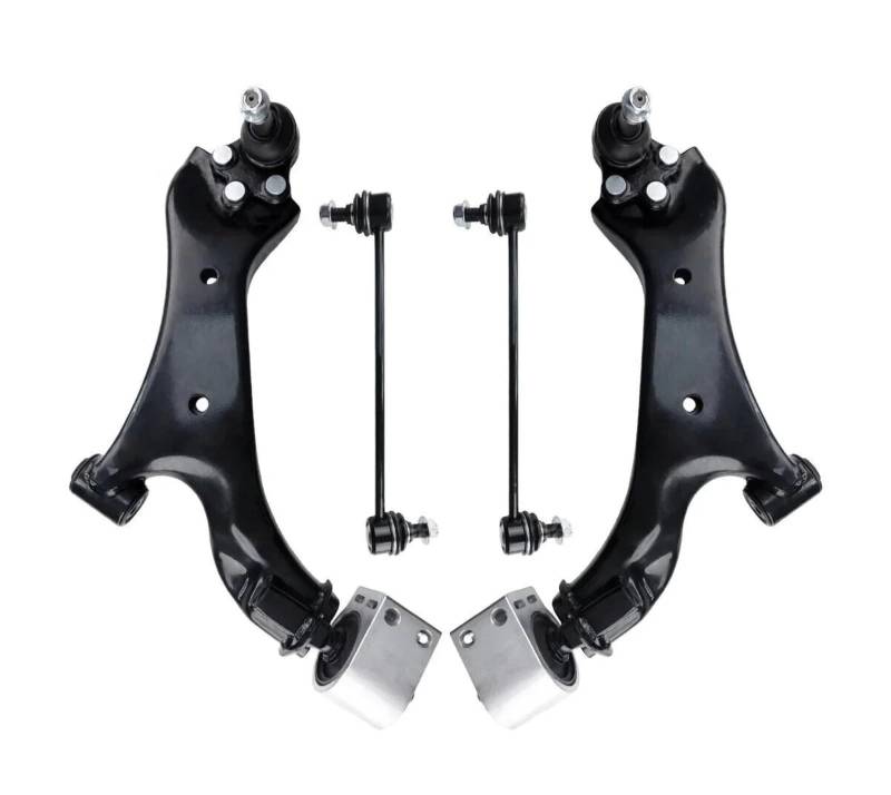 CHEFRU Querlenker Mit Lager Kompatibel Mit GMC Für Terrain 2010 2011 2012 2013 2014 2015 2016 2017, Vorderer Unterer Querlenker, Stabilisatorverbindung, 4-teiliges Set, Querlenkerverbindung von CHEFRU