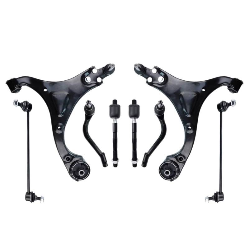 CHEFRU Querlenker Mit Lager Kompatibel Mit Hyundai Für Sonata 2011 2012 2013 2014, Vorderer Unterer Querlenker Mit Kugelgelenken, Stabilisatorverbindung, Linke Und Rechte Aufhängung, Stabilisator von CHEFRU