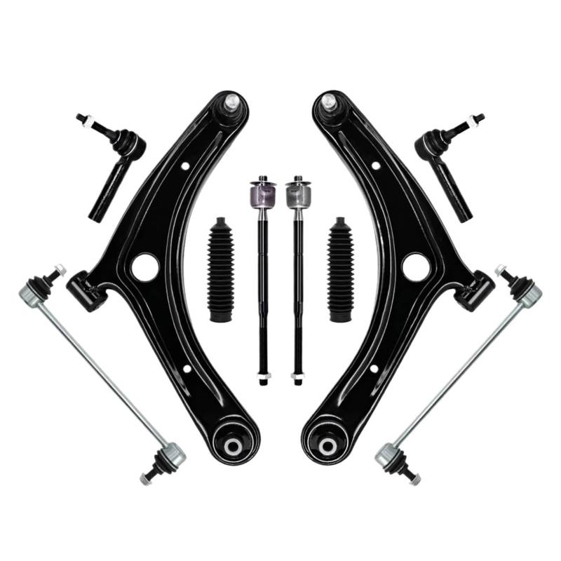 CHEFRU Querlenker Mit Lager Kompatibel Mit Jeep Für Compass 2007–2016 Für Patriot 2007–2017 OEM: K620066 K620065 K750385 Auto-Front-Lower-Querlenker-Sway-End-Link-Kit von CHEFRU