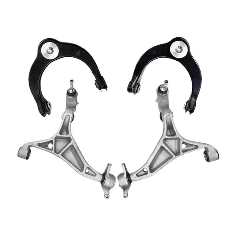 CHEFRU Querlenker Mit Lager Kompatibel Mit Jeep Für Grand Für Cherokee 2016 2017 2018 2019 2020 2021 4-teiliger Vorderer Oberer Unterer Querlenker Mit Kugelgelenk-Set RK623638 RK623639 von CHEFRU
