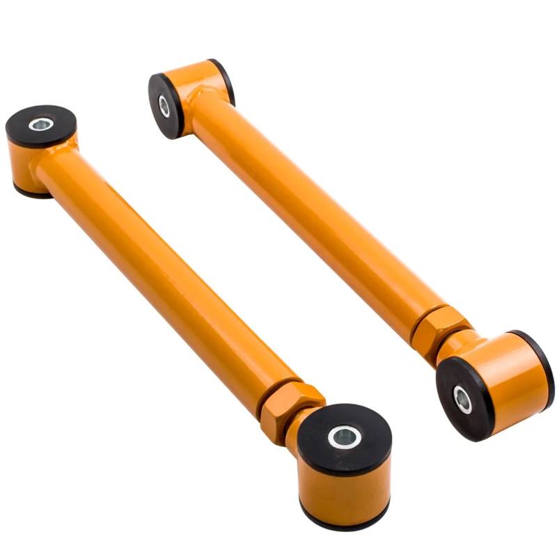 CHEFRU Querlenker Mit Lager Kompatibel Mit Jeep Für Grand Für Cherokee WJ 1999 2000 2001 2002 2003 2004 2 Stück Hintere Untere Verstellbare Querlenker Aufhängungsquerlenker von CHEFRU