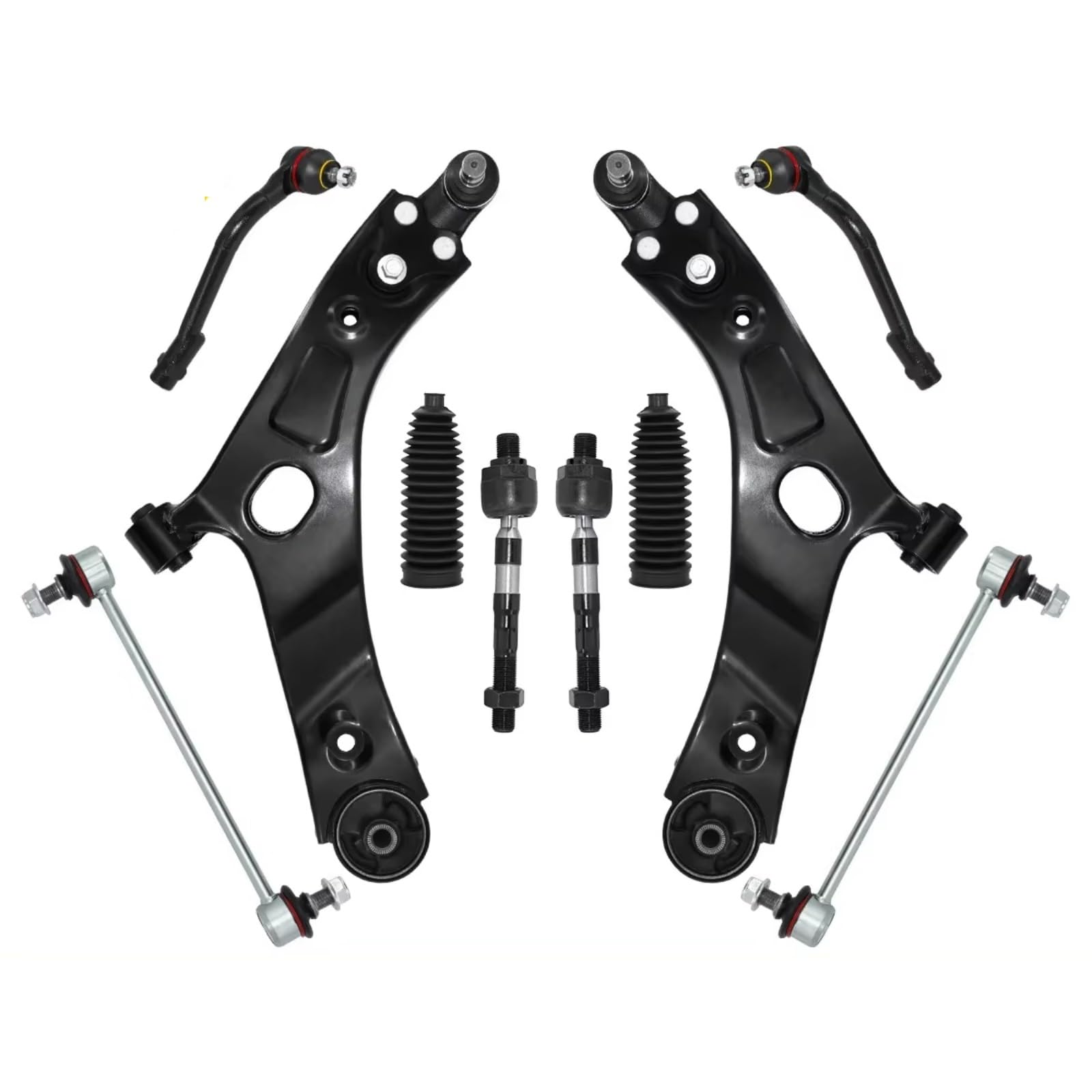 CHEFRU Querlenker Mit Lager Kompatibel Mit Kia Für Sportage 2011 2012 2013, Vorderer Unterer Querlenker, Stabilisator, Pendelstange Mit Kugelgelenken, Spurstangenmanschetten CMS901211 CHEFRU Querlenker Mit Lager Kompatibel Mit Kia Für Sportage 2011 2012 2013, Vorderer Unterer Querlenker, Stabilisator, Pendelstange Mit Kugelgelenken, Spurstangenmanschetten CMS901211 von CHEFRU