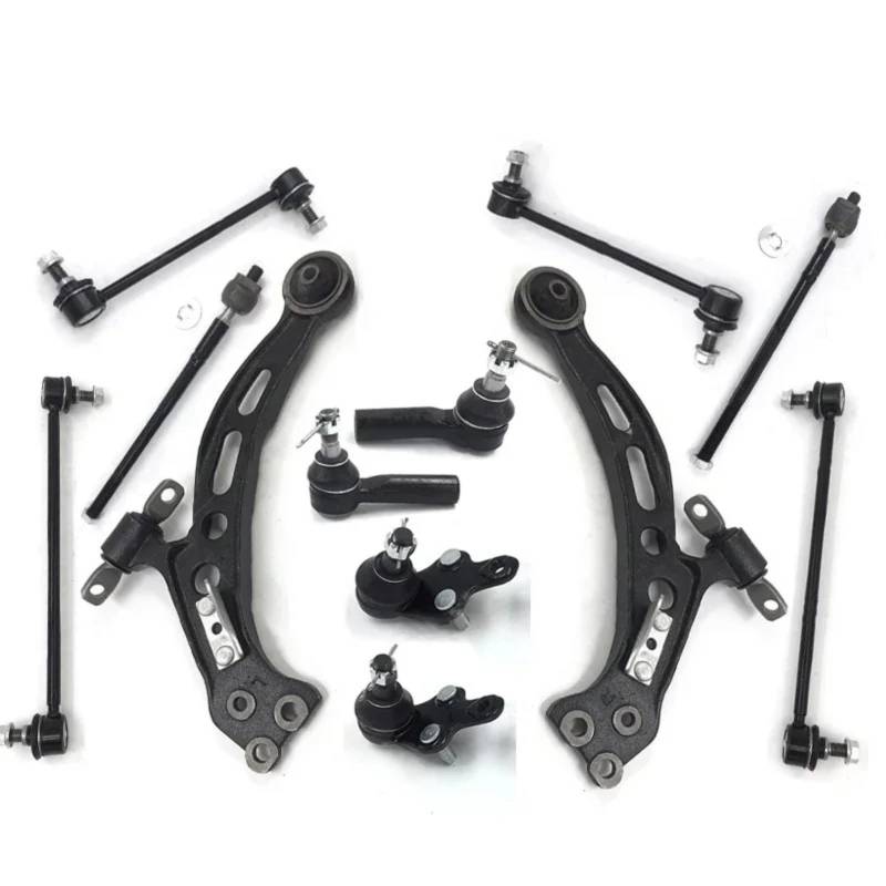 CHEFRU Querlenker Mit Lager Kompatibel Mit Lexus Für ES300 1997 1998 1999 2000 2001 K620052 K620051, Vorderer Unterer Querlenker, Stabilisator, Vorwärts-Seitenverbindungen, Spurstangen-Kits von CHEFRU
