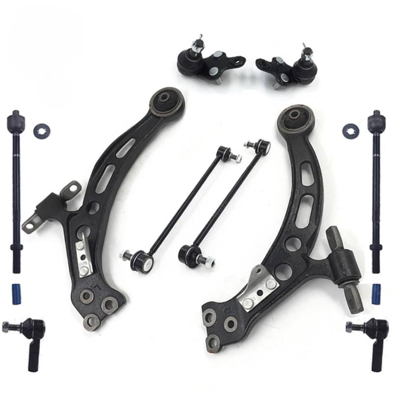 CHEFRU Querlenker Mit Lager Kompatibel Mit Lexus Für ES300 1997–2001 Für RX300 1999–2003, Vorderer Unterer Querlenker Mit Kugelgelenken, Stabilisator, Aufhängungsglieder, Spurstange von CHEFRU