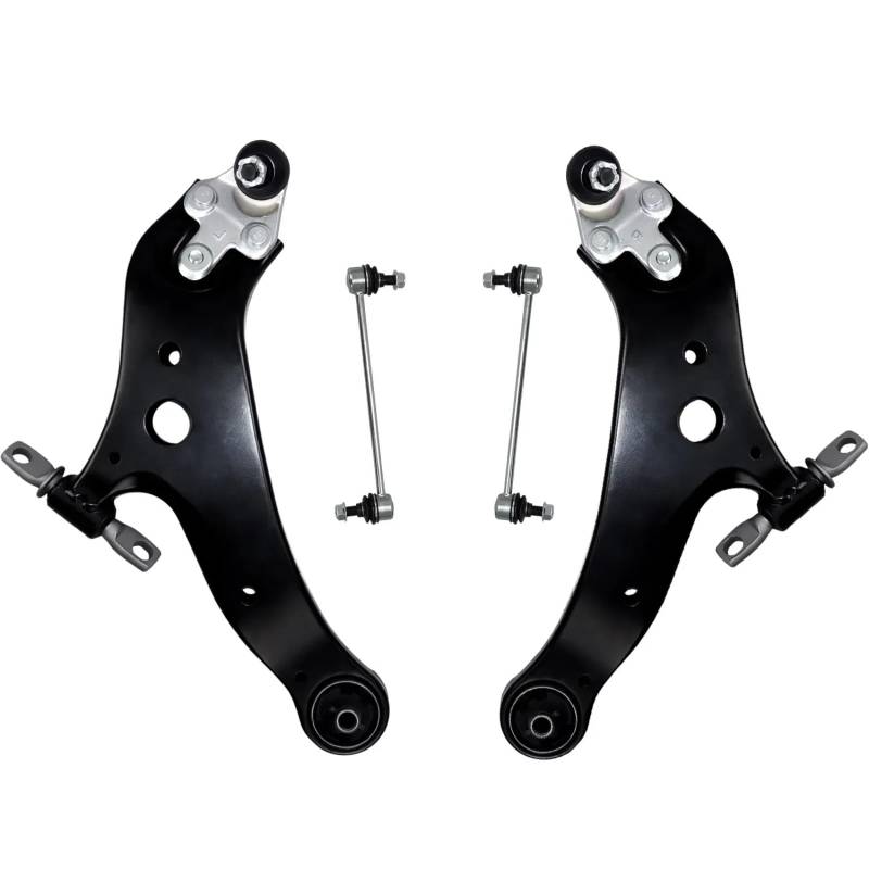 CHEFRU Querlenker Mit Lager Kompatibel Mit Lexus Für RX350 RX450h 2010 2011 2012 2013 2014 2015 2016 2017 2018 2019, Vorderer Unterer Querlenker, Stabilisator, Endglied, Kugelgelenk von CHEFRU