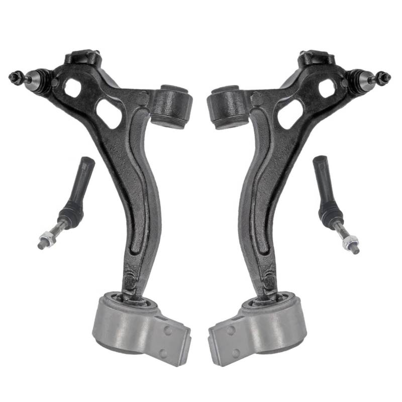 CHEFRU Querlenker Mit Lager Kompatibel Mit Lincoln Für MKS 2013–2016 Für MKT 2013–2019 DA5Z3079D DA5Z3078A Front Lower Arm Suspension End Link Äußere Spurstange von CHEFRU