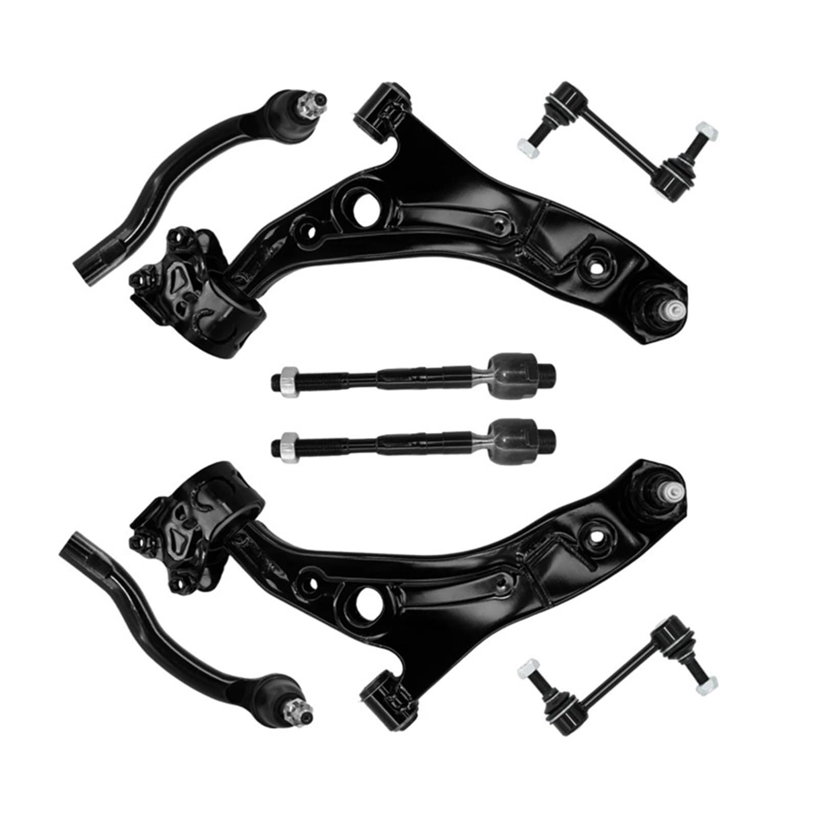 CHEFRU Querlenker Mit Lager Kompatibel Mit Lincoln Für MKX 2007 2008 2009 2010 2011 2012 2013 2014 2015 8 Stück Auto-Frontquerlenker Kugelgelenk Stabilisatorstange Link ES800473 ES800474 CHEFRU Querlenker Mit Lager Kompatibel Mit Lincoln Für MKX 2007 2008 2009 2010 2011 2012 2013 2014 2015 8 Stück Auto-Frontquerlenker Kugelgelenk Stabilisatorstange Link ES800473 ES800474 von CHEFRU