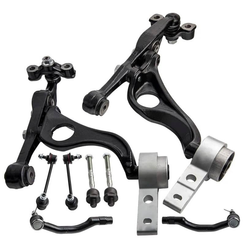CHEFRU Querlenker Mit Lager Kompatibel Mit Mazda 6 GH 2007 2008 2009 2010 2011 2012 2013 Vorne Links Rechts Unten Querlenker-Querlenker-Set GS1D34300G GS1D34300H von CHEFRU