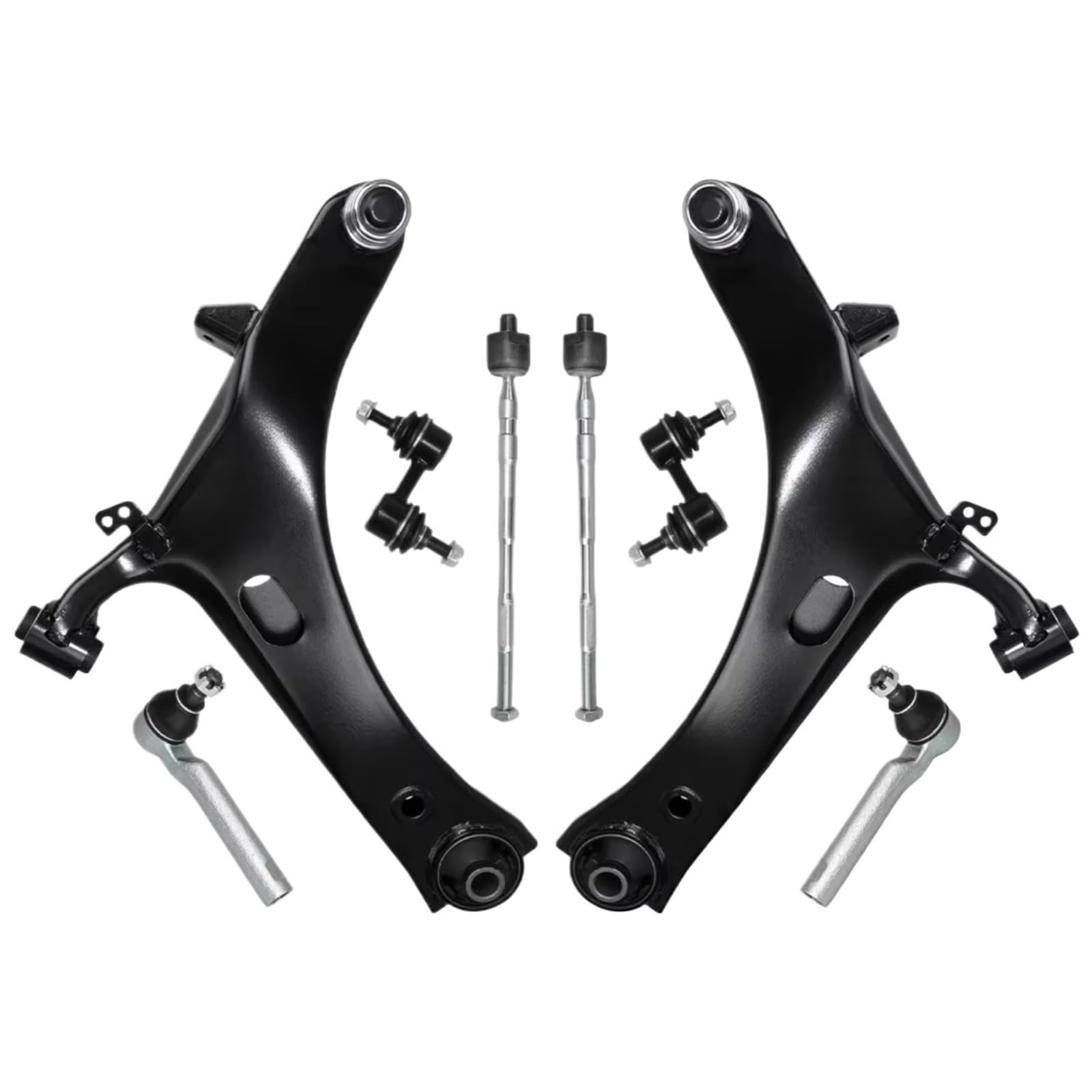 CHEFRU Querlenker Mit Lager Kompatibel Mit Subaru Für Outback Für Legacy GT 2005 2006 2007 2008 2009 Vordere Untere Querlenker Stabilisatorverbindung Spurstangenkopf-Set CHEFRU Querlenker Mit Lager Kompatibel Mit Subaru Für Outback Für Legacy GT 2005 2006 2007 2008 2009 Vordere Untere Querlenker Stabilisatorverbindung Spurstangenkopf-Set von CHEFRU