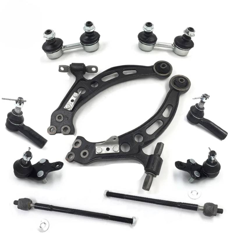 CHEFRU Querlenker Mit Lager Kompatibel Mit Toyota Für Camry 1992–1996 Für Avalon 1995–1996, Vorderradaufhängung, Unterer Querlenker, Spurstangenköpfe, Stabilisator RK640191 RK640192 von CHEFRU