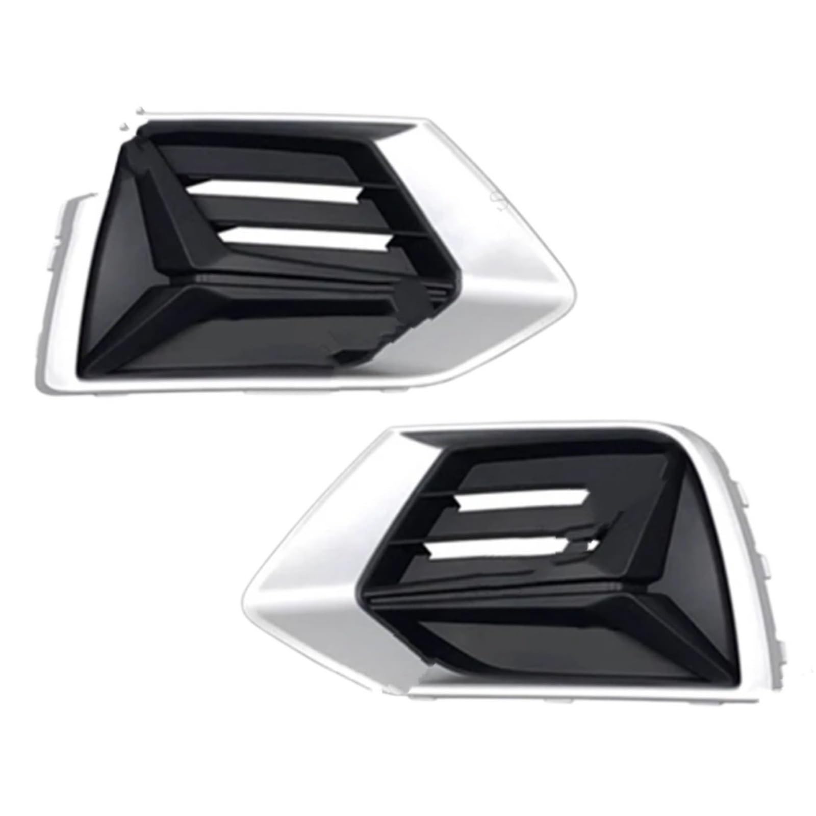 Kompatibel Mit Q3 2019 2020 2021 2022 Auto Frontstoßstange Nebelscheinwerfer Kühlergrill Nebelscheinwerfer Verkleidung Abdeckung Rahmen Deckel Blende Haube stoßstange Grill(2PCS left and right) von CHEFRU