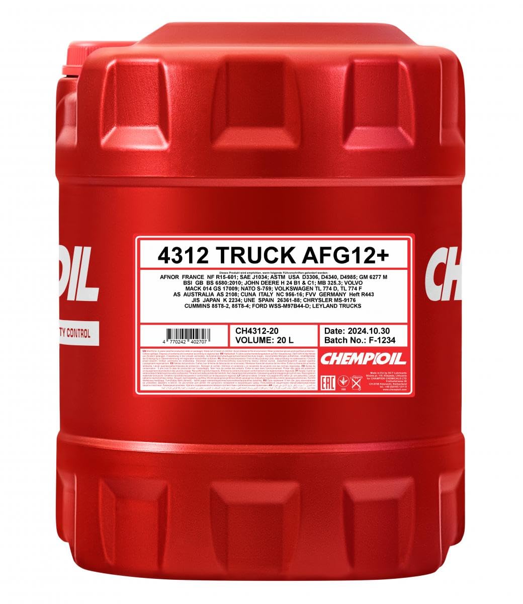 CHEMPIOIL Truck AFG 12+ 20 L CHEMPIOIL Truck AFG 12+ 20 L von Chempioil