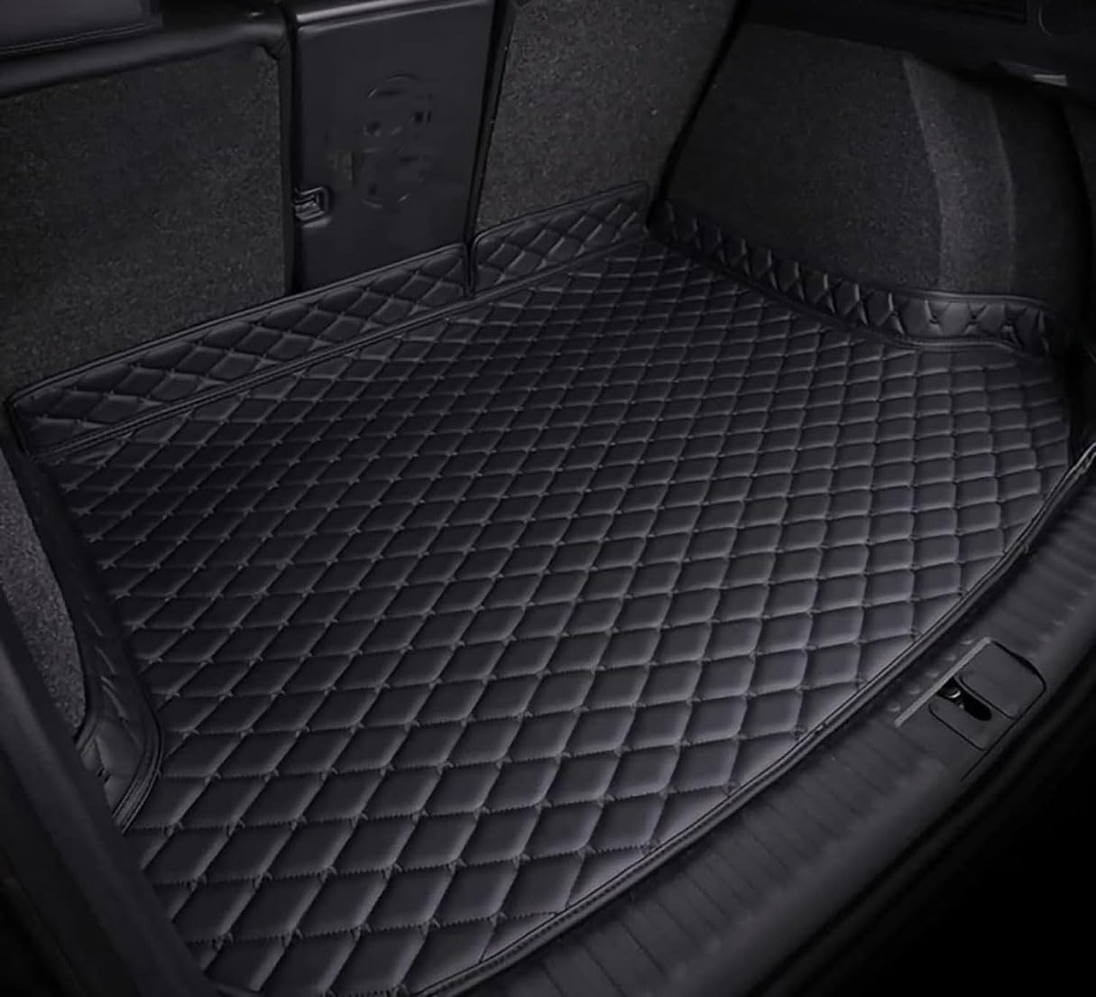 Auto Kofferraummatten für Lexus NX 450h+ 2021 2022 2023 2024-,Langlebiges Wasserdicht Kratzfest Leder Kofferraumwanne Schutzmatte Innenraum ZubehöR,A/Black Auto Kofferraummatten für Lexus NX 450h+ 2021 2022 2023 2024-,Langlebiges Wasserdicht Kratzfest Leder Kofferraumwanne Schutzmatte Innenraum ZubehöR,A/Black von CHENLILI