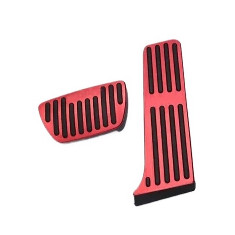 Shuogoufeng Store Auto-Beschleuniger-Gaspedal-Bremspedal-Fußstützenpedal-Anti-Rutsch-Pads-Abdeckungsfall Kompatibel mit Camry 2018-2022 Zubehör(Red) von CHENREN