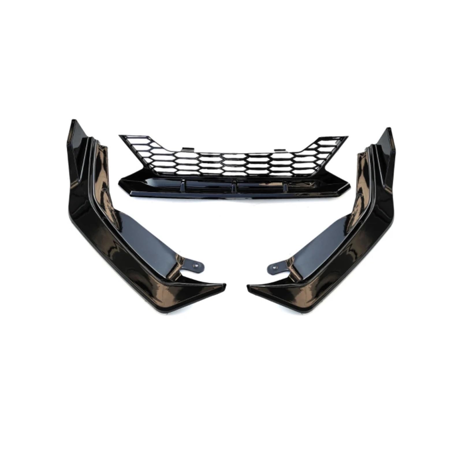 Shuogoufeng Store Frontspoilerlippe Unterkörper-Kit Diffusor Splitter Tuning Guard Kompatibel mit Sylphy 2020-2022 ABS Glänzend Schwarz(Gloss Black) von CHENREN