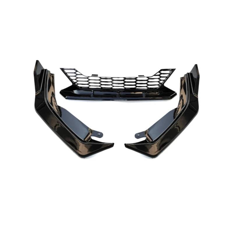 Shuogoufeng Store Frontspoilerlippe Unterkörper-Kit Diffusor Splitter Tuning Guard Kompatibel mit Sylphy 2020-2022 ABS Glänzend Schwarz(Gloss Black) von CHENREN