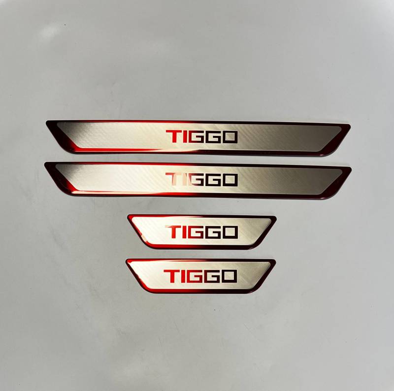 CHENXIYU 4 Stück Edelstahl Auto Einstiegsleisten Schutz für Audi SQ8 e-tron 2025, Auto Rostfreier Stahl Einstiegsleisten TüRschweller Leisten,B von CHENXIYU