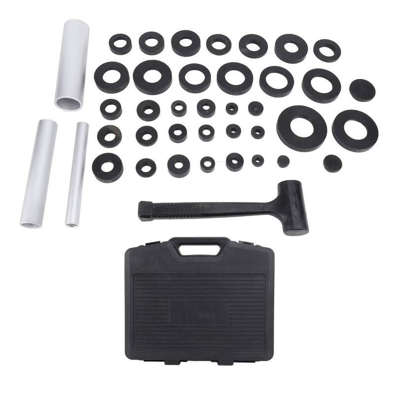 CHEOTIME 37pcs Lagerdruckkit, versiegeltes Lagermontage Kit Nylon Metall Struktur -Lagerdichtungsfahrer -Kit mit Lagerbox Öldichtung Installationswerkzeuge von CHEOTIME