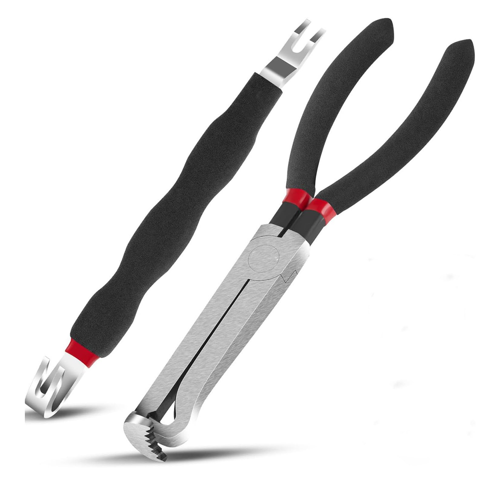 CHEOTIME Dual-Ended Electrical Disconnect Pliers, 18cm Stainless Steel Ergonomic Non-Slip Grip for Electrical Wiring von CHEOTIME