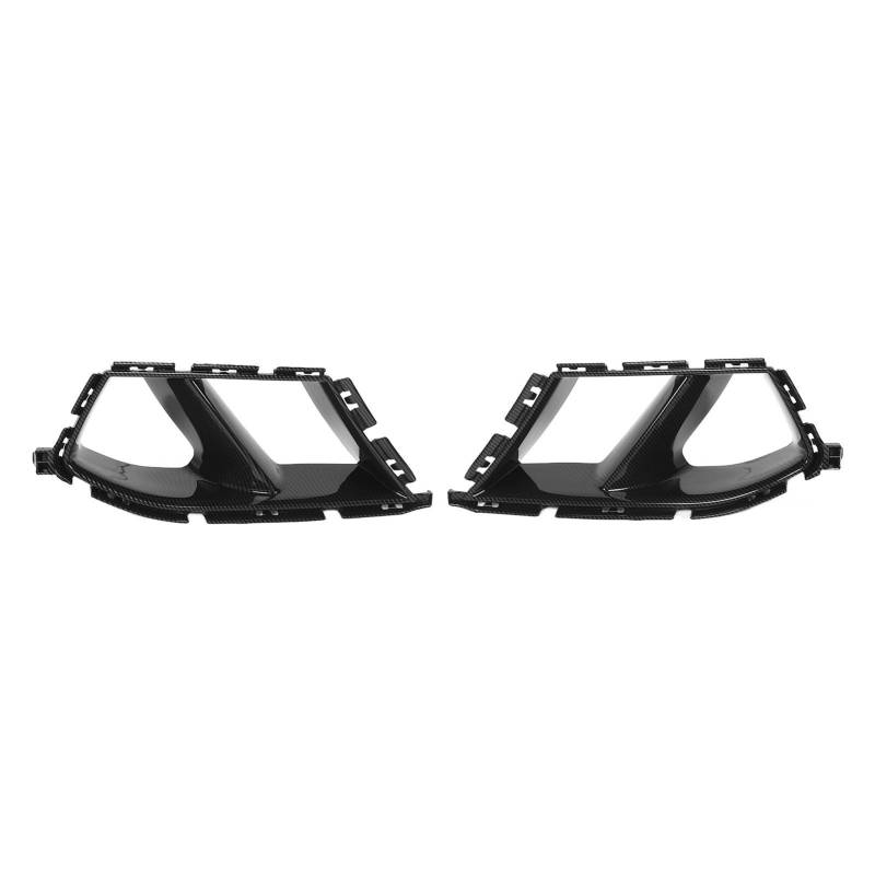 CHEOTIME MP Style Front stoßstange Grill Nieren grill, Front stoßstange Luftkanal Ersatz kompatibel mit G80 G82 M3 M4 2021-2025 Kohle faser druck (Kohlefaserstil) von CHEOTIME