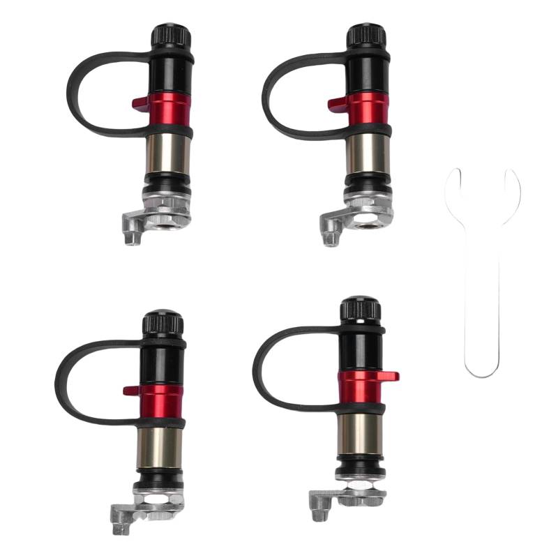 CHEOTIME Verstellbares Auto-Stopp-Reifen-Deflator-Ventil-Kit, (10-30 psi) 4-Stc-Reifen-Deflator-Ventil-Kit auf Reifenluft-Down-Werkzeug für Autos, Lastwagen, Motorräder, ATVs von CHEOTIME