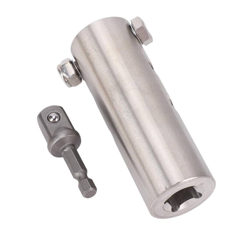 Cheotime Edelstahl -Anhänger -Jack -Elektrobohradapter mit einem 1/2 -Buch -Adapter -Bit -Bit mit Einer 1 -Zoll -Jackantriebswelle kompatibel von CHEOTIME