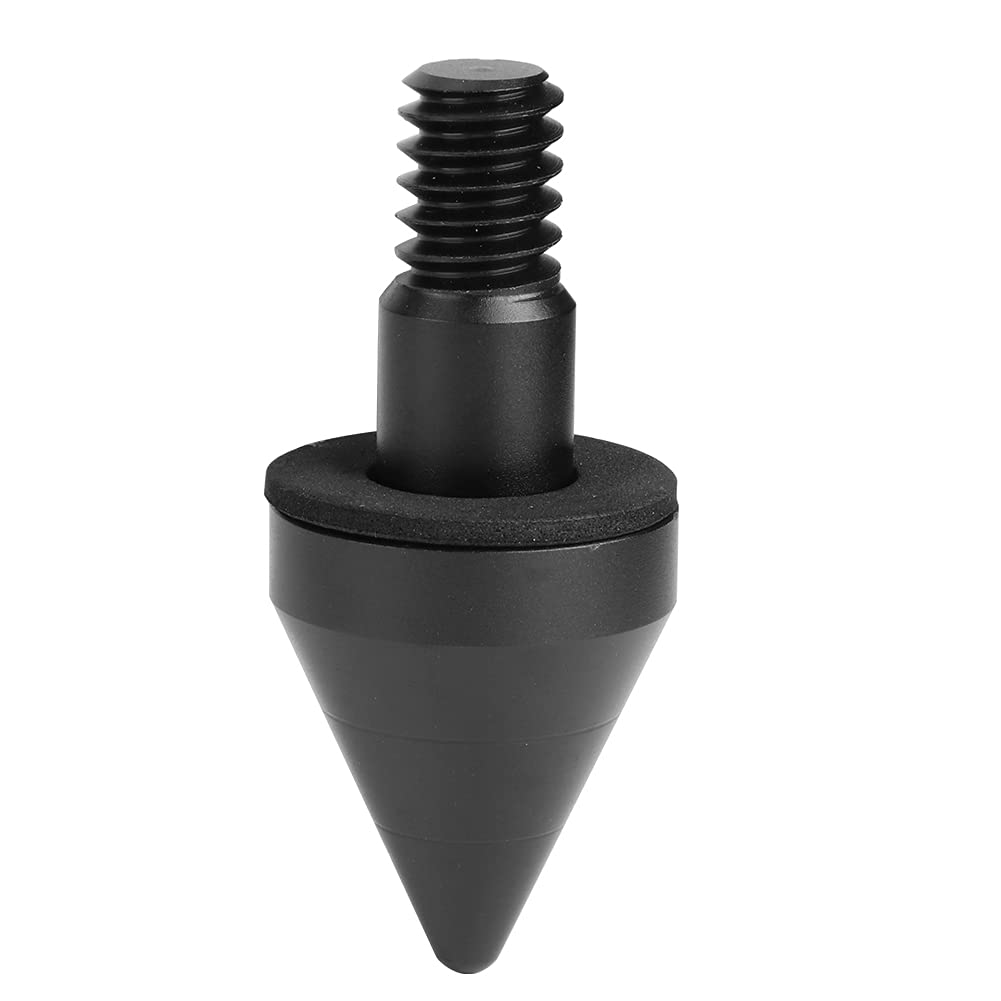 Cheotime Heck Stoßfänger Spike, Auto hinteren Stoßstange runde Nagelwächter Beschützer Spikes Guards kompatibel mit Smart, Aluminium Legierungs Wach Schwanzabstimmung Teil (Schwarz) von CHEOTIME