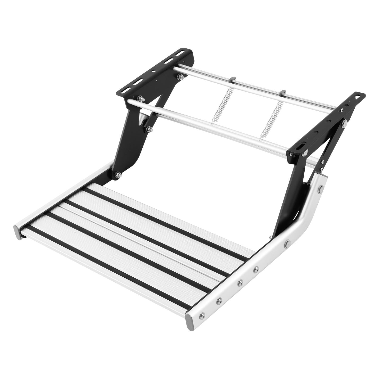 Wohnmobil Trittstufen Klappbar, 55cm Alu Trittstufe Camping Einstieg Stufe Herunterklappbare Leiter Trittstufe Manuelle Einstieg Schritt für Wohnmobile Reiseanhänger LKW und Andere Umgebaute Fahrzeuge Wohnmobil Trittstufen Klappbar, 55cm Alu Trittstufe Camping Einstieg Stufe Herunterklappbare Leiter Trittstufe Manuelle Einstieg Schritt für Wohnmobile Reiseanhänger LKW und Andere Umgebaute Fahrzeuge von CHERIKIU