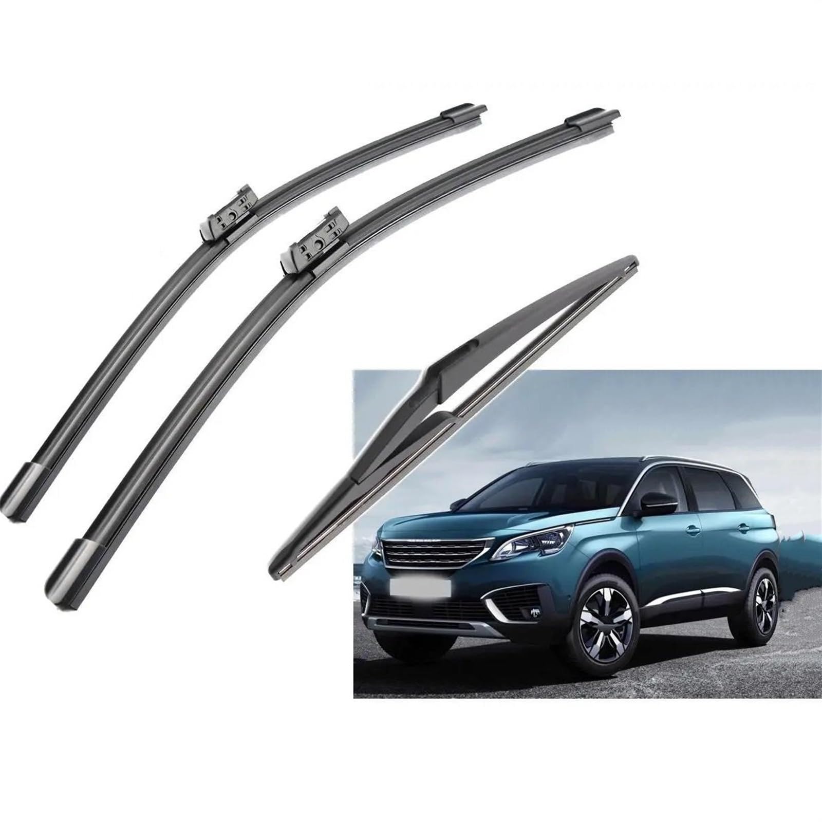 Scheibenwischer Für Peugeot 5008 2017-2022 28"+16"+12" Vorne Hinten Wischerblätter Windschutzscheibe Windschutzscheibe Fensterschneider Zubehör Scheibenwischer Für Peugeot 5008 2017-2022 28"+16"+12" Vorne Hinten Wischerblätter Windschutzscheibe Windschutzscheibe Fensterschneider Zubehör von CHEWYZ